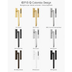 ID713 Q Colombo Tirador para Puerta Elevable Corredera en Latón