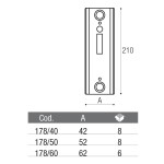 Cerradero de Bloqueo de Gancho para Puerta Corrediza