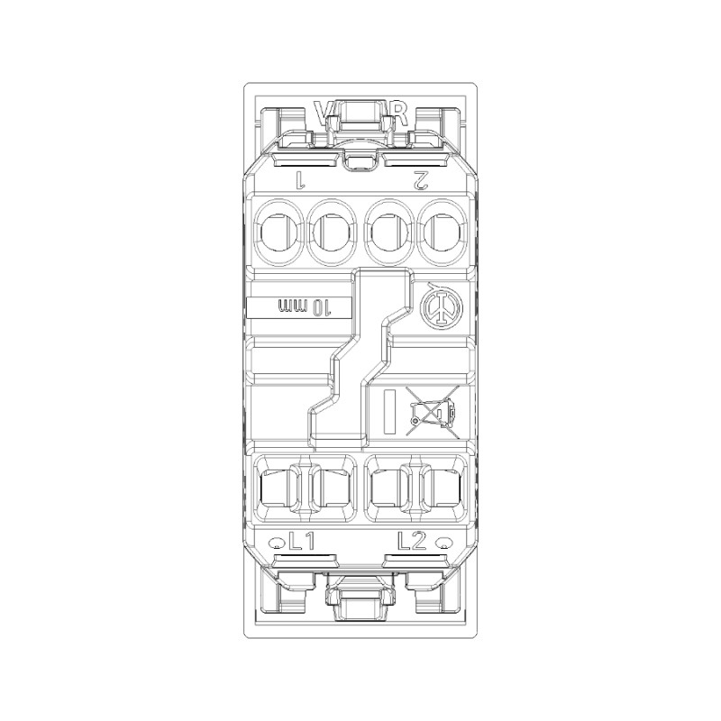 Inversor VIMAR LINEA 30012.B/C/G 1P 10 AX 250 V~