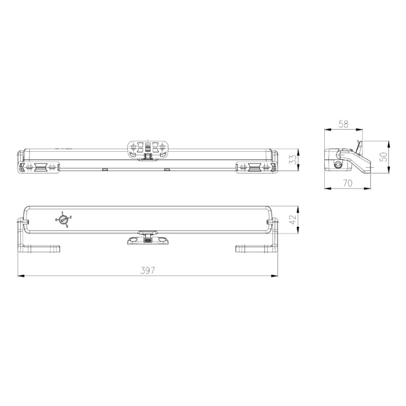 K-ECO S3 Nekos Actuador de Cadena para Abatibles Cúpulas Tragaluces