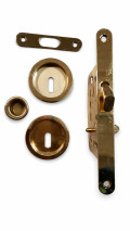Kit Manillas Redondas con Cerradura para Puertas Correderas Arieni 95