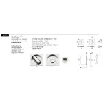 Kit Manillas Empotradas Cuadradas para Puertas Correderas Arieni 94/Q