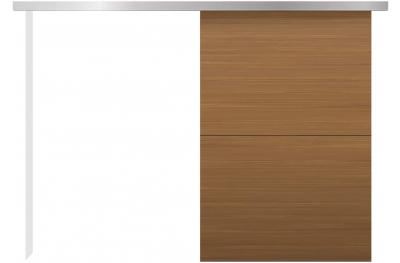 Kit de puerta corrediza de pared externa Minimal Silent Essential Design