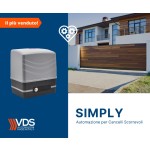 KIT SIMPLY VDS Motor para Cancelas Correderas Hasta 600Kg 230V