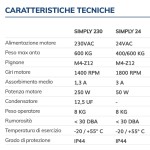 KIT SIMPLY VDS Motor para Cancelas Correderas Hasta 600Kg 230V