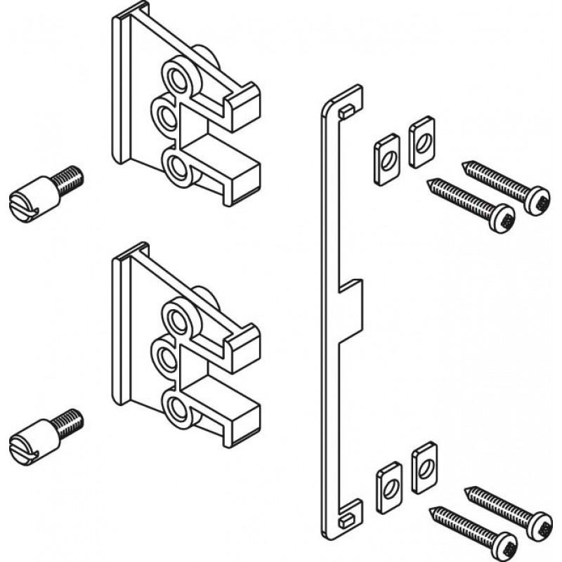 Kit de conexión Giesse Nueva Ventana manija Cremonese Art.02377 ALLCO5 R40