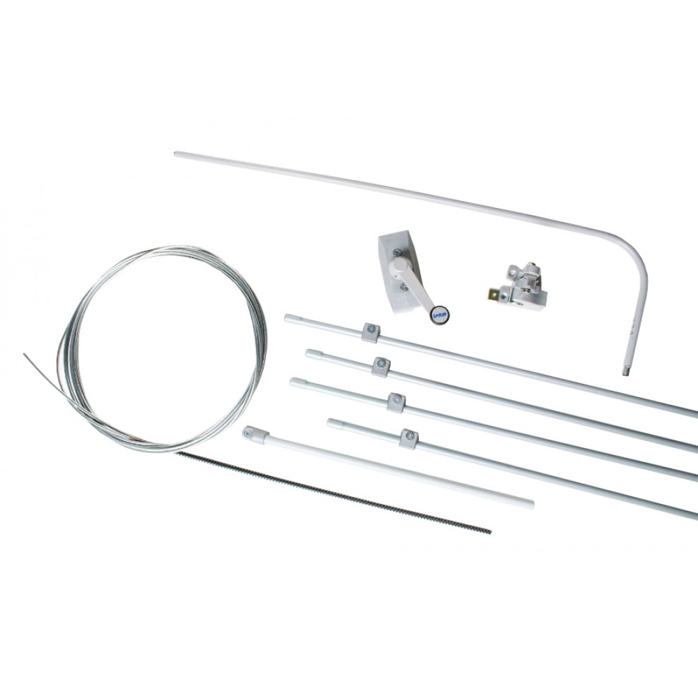 Kit Completo para Mecanismo de Apertura de Ventanillas Ultraflex UCS Único para Ventana