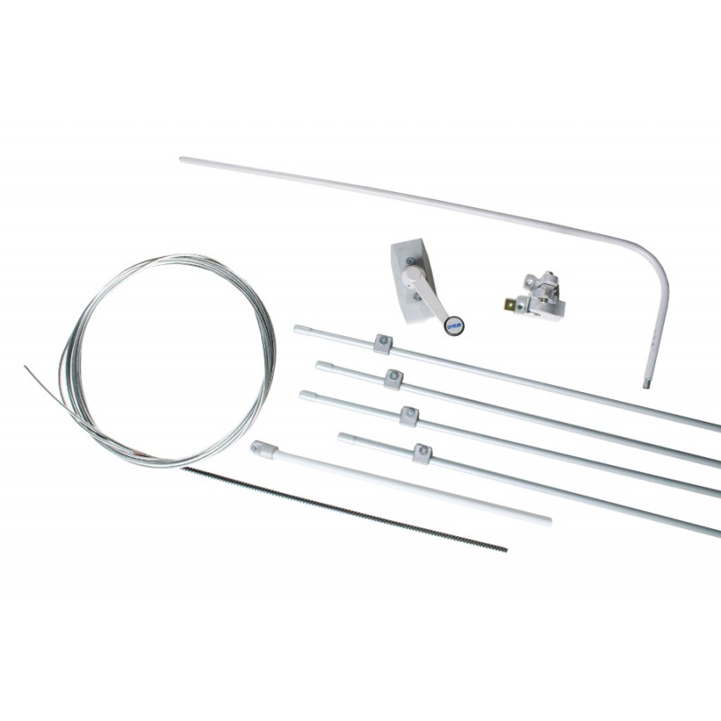 Kit Completo para Mecanismo de Apertura de Ventanillas Ultraflex UCS Único para Ventana