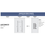 Laconico Colombo Design Tirador para Puerta sin Rosetas Alberto Meda