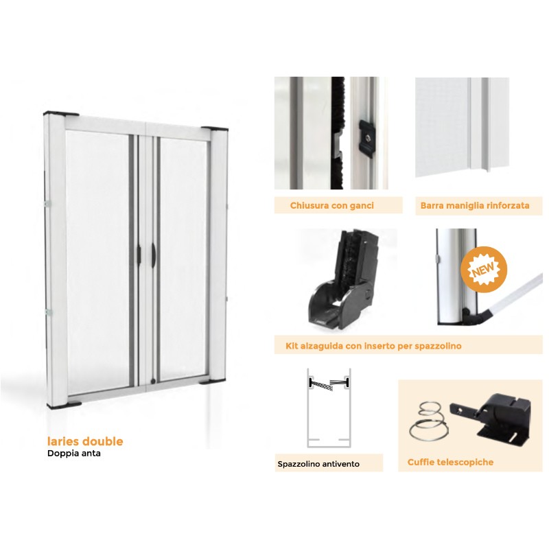 Laries Double Mosquitera Doble Lateral con Muelle