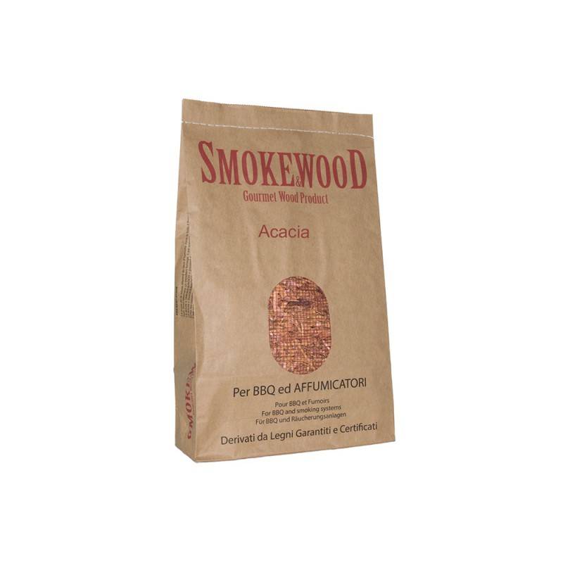 Madera de Acacia Alpina para Perfumar Carne Barbacoa 3,3 Lt Smoke&Wood