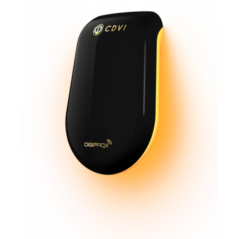 Jugador SOLARPB Vandal policarbonato resistente Negro retroiluminado Wiegand 125Khz diseño innovador CDVI