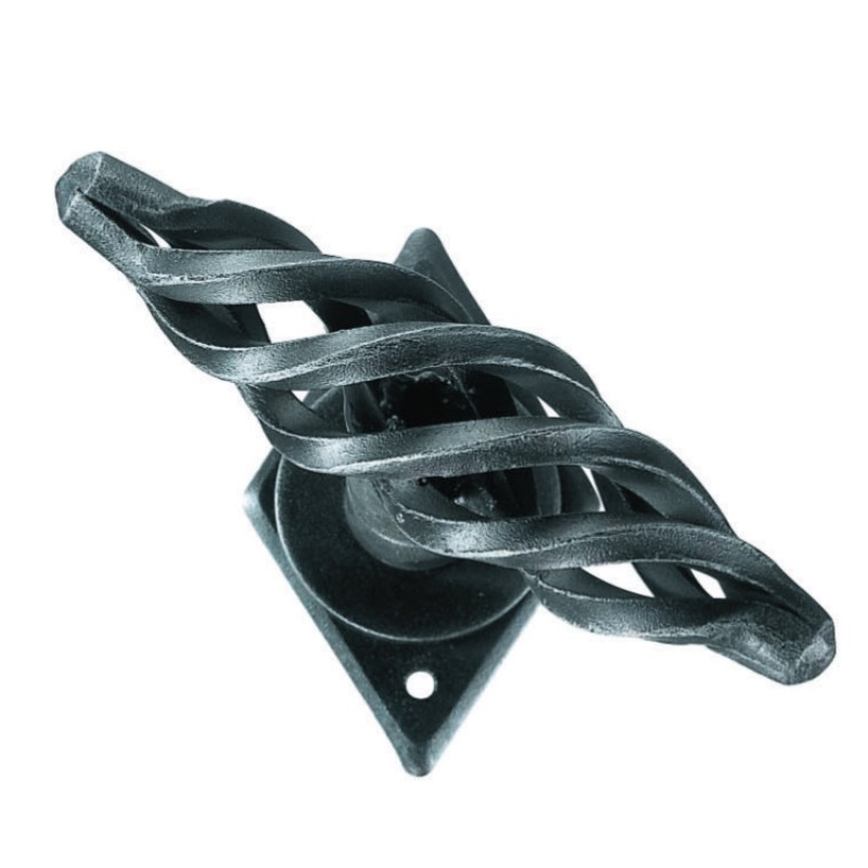 Londres Galbusera mango del martillo con Rosetta Hierro forjado Ventana