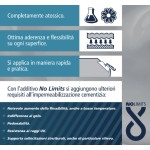 Mortero Cementicio Impermeabilizante Bigum y Aditivo No-Limits