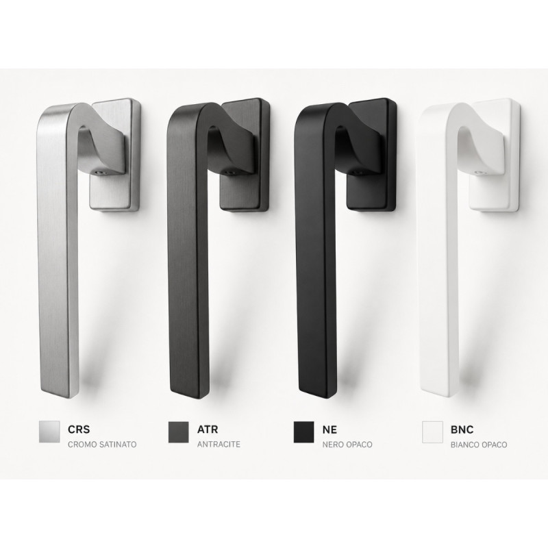 Manilla de Ventana Turbo Arieni Adesign Variedad de Acabados