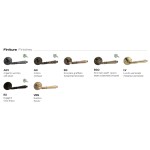 Manilla de Puerta Vintage con Tornillos Visibles Ginevra Reguitti