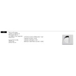 Manilla Cuadrada Empotrada Arieni 222 Placa 59x59 mm