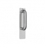 mango fijo de acero inoxidable placa rectangular PBA 2211 AISI 316L