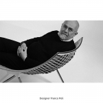 Tirador de puerta con escritura personalizada H 1055 Palabras del diseñador italiano Franco Poli para Valli y Valli