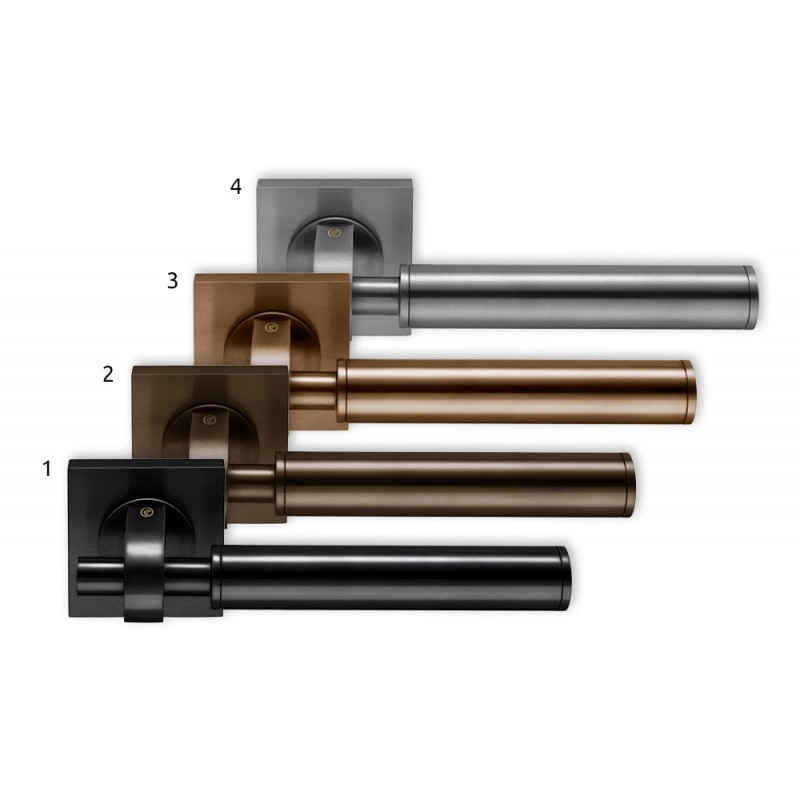 Tirador de puerta Aqualung en rosetón de Archistar Marco Piva para Mandelli1953