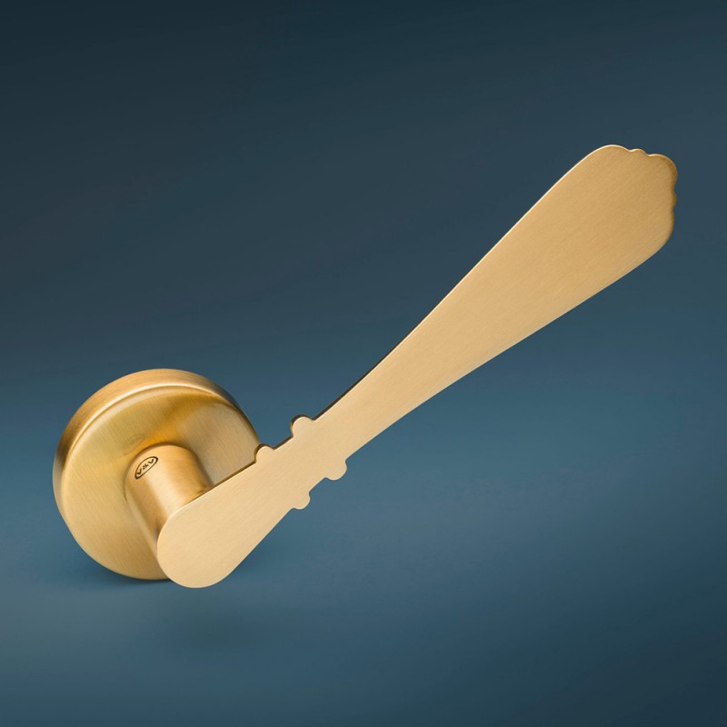 Diseño de la manija de la puerta Luciana Di Virgilio y Gianni Veneziano H1061 Cenerentola Fusital Valli & Valli