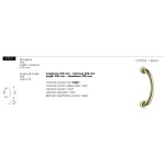 Manillón Curvo para Puerta Arieni 770/E Aba 250 mm Ø45 mm