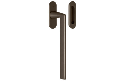 Tirador para Puerta Elevable Corredera Colombo Design AM313/0 con Placa