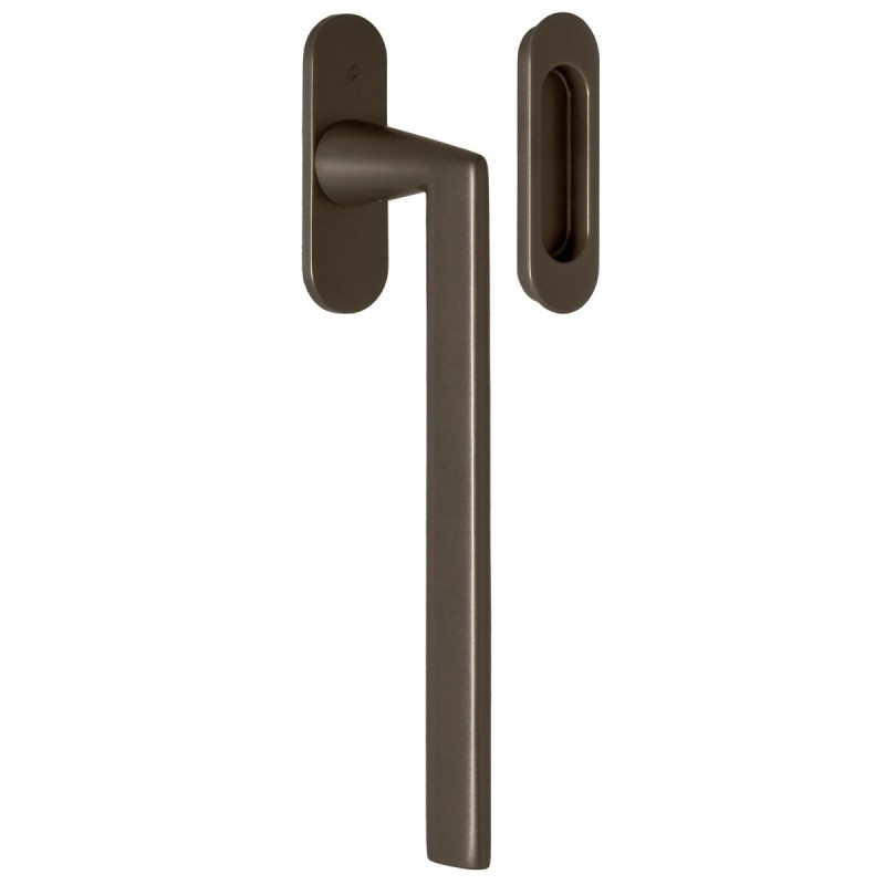 Tirador para Puerta Elevable Corredera Colombo Design AM313/0 con Placa