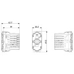 Mecanismo Persiana Enrollable Conectado IoT VIMAR LINEA 30804