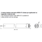 Motor Tubular Ø50 NERO-ST para Persiana Enrollables con Final Carrera Mecánico
