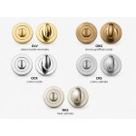 Condena para Puerta de Baño Arieni 400/CBP Roseta Redonda Ø50 mm