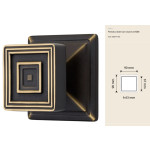 Opera Linea Calì Pomo de Puerta con Roseta Neoclásico Vintage