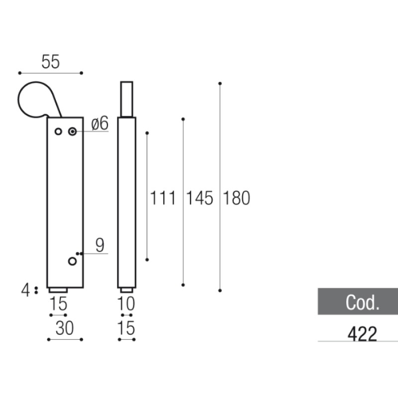 Poste Automático para Cancelas Batientes Brevetti Adem