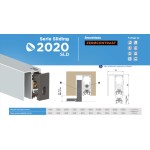 Burlete para Puertas Correderas 2020LSD Comaglio Sliding Series