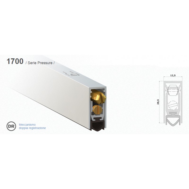 Burlete de Porta Comaglio serie 1700 Presión varios tamaños