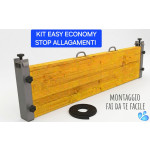 Kit Barrera Antiinundaciones Económica de Madera y Aluminio Completo