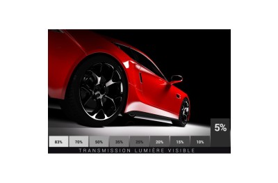 Película Tintada para Lunas Automóviles Reflectiv EXLB 5% Luz Visible