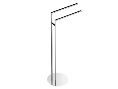 Soporte de Suelo para Baño Mini B4038 con Dos Toalleros