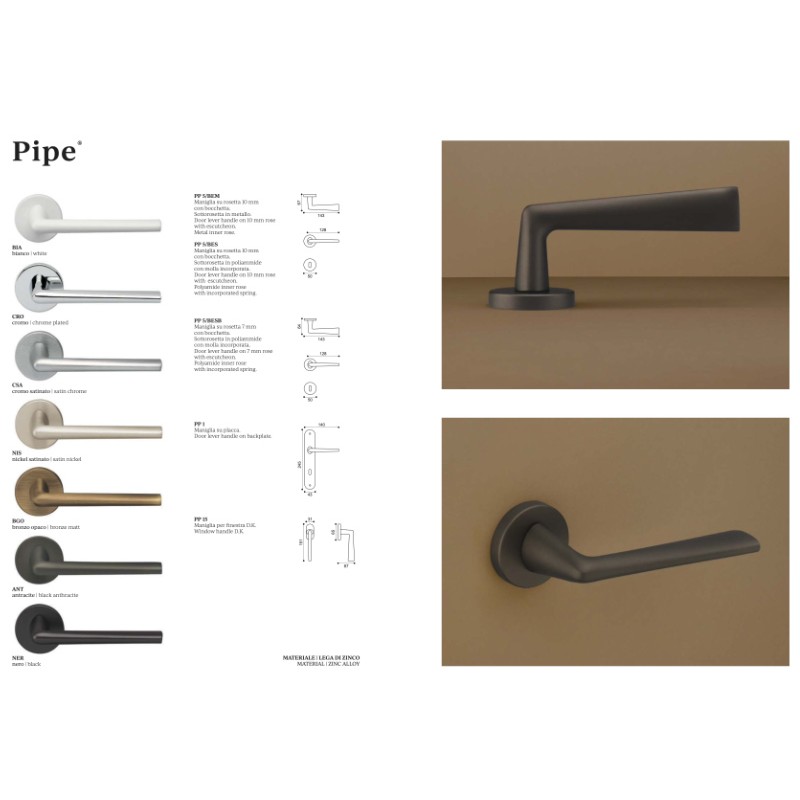 Pipe Manital Mango Contemporáneo Elegancia Atemporal
