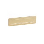 Placa Latón Pequeña para Buzones Silmec S660 275x75 mm