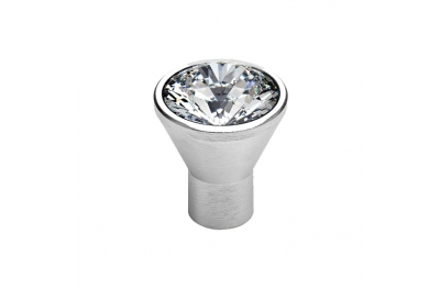 Mobile Linea Cali pomo de cristal de diamante con Swarowski® CR cromo pulido