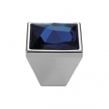 El Mando Arte Linea Cali móvil Pop PB con cristales azul Swarowski® cromo satinado