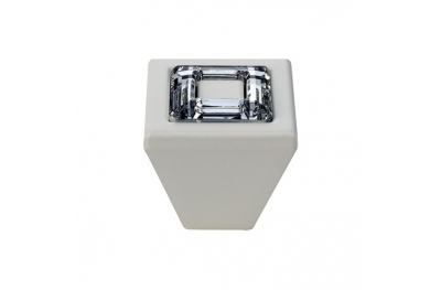 El Mando Linea Cali móvil de cristal anillo con cristales PB Swarowski® Matt White