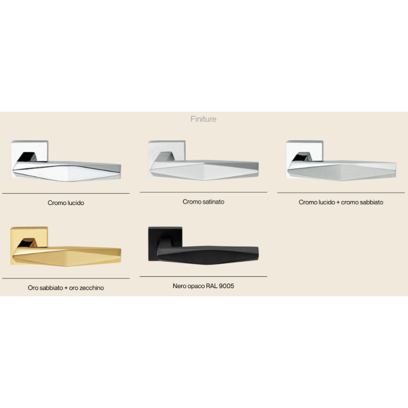 Prisma Linea Calì Manilla para Puerta Empuñadura en Forma de Rombo