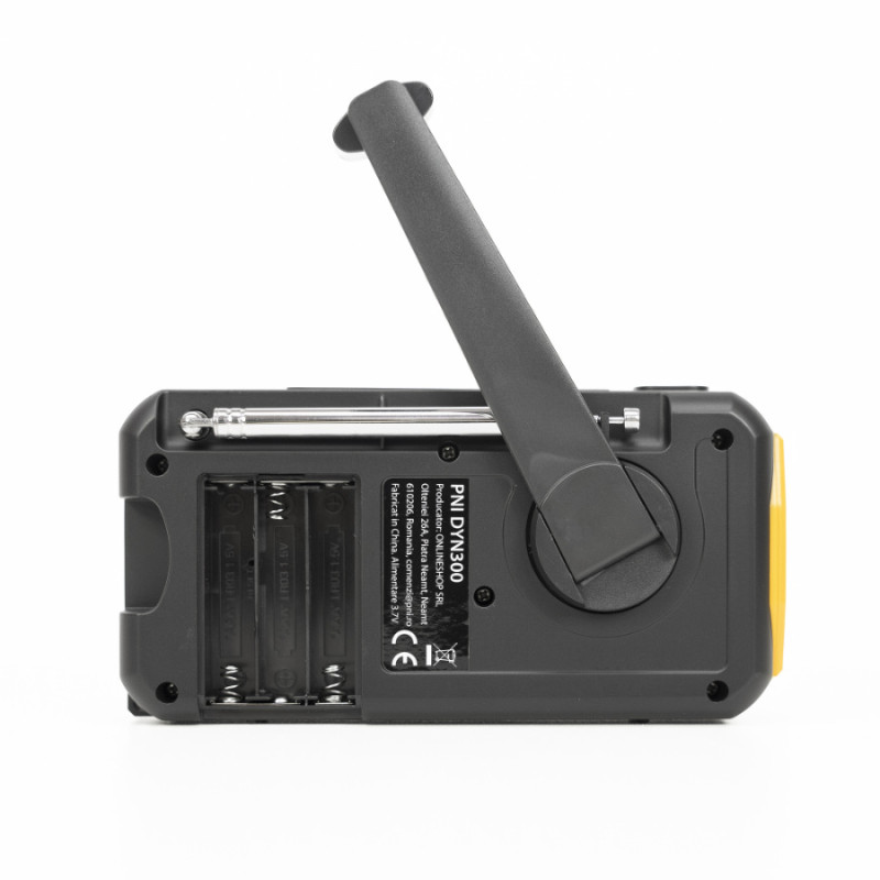 Banco de Energía Solar con Dinamo de Emergencia 4000 mAh