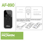 Mando a Distancia 6 Canales para Actuadores Comunello AF 890