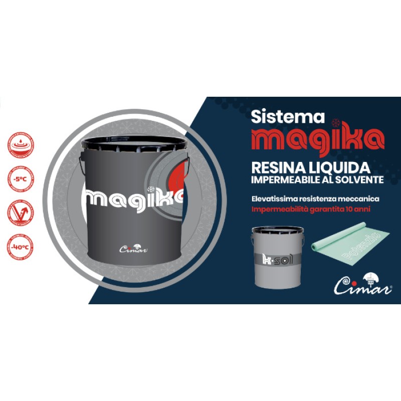 Resina para Impermeabilización con Disolvente Magika