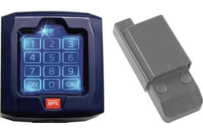 Receptor Externo con Teclado Numérico BFT KIT Q.BO TOUCH + CLONIX 2E