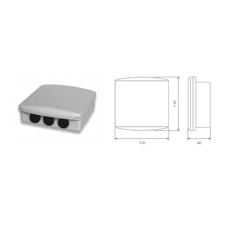 Receptor Radio RTW Externo MR-RIC para Actuadores Mingardi