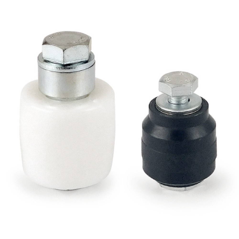 Rodillo de Nailon con Perno de Fijación para Puerta Corredera